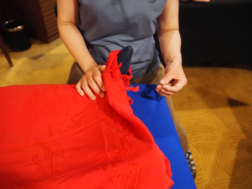 織田さんの手